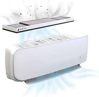 AIRTH Air Purifier for AC [Pack of Two] when AQI: 0-200, Coated HEPA ...
