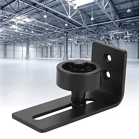 Buy Delaman Guide Rail Black Carbon Steel Barn Door Hardware Sliding ...