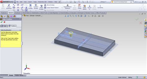 SolidWorks Hole Wizard Custom Thread 的图像结果