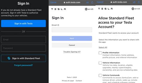 standard-fleet-tesla-app-login - TESLARATI
