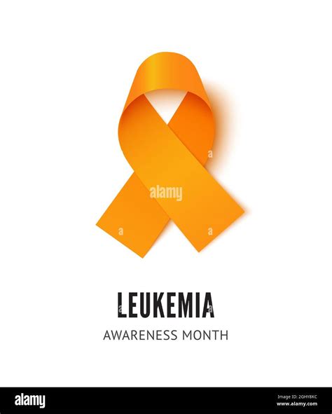 Leukemia cancer awareness ribbon vector illustration isolated on white ...