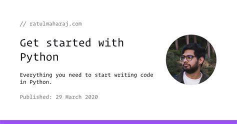 Getting Started with Python 的图像结果