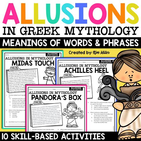 Greek Myth Stories And Worksheets Printable - Worksheets HQ