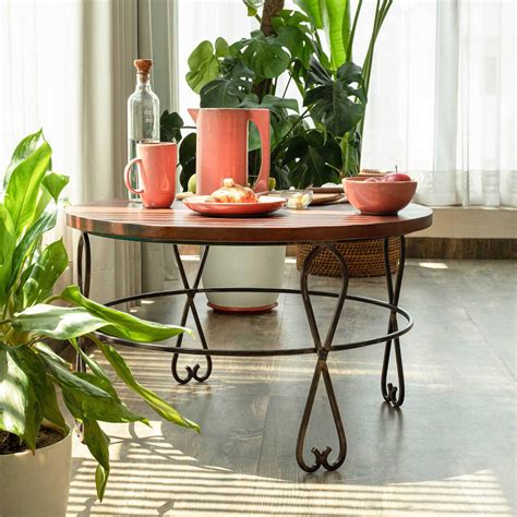 Kafe Coffee Table With Metal Legs – ellementry