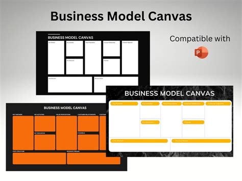 Business Model Canvas PowerPoint Template 的图像结果
