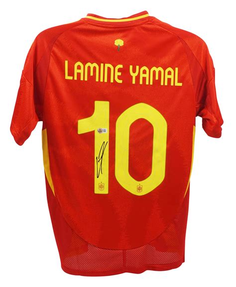 Lamine Yamal Signed Spain Jersey (Beckett) | Pristine Auction