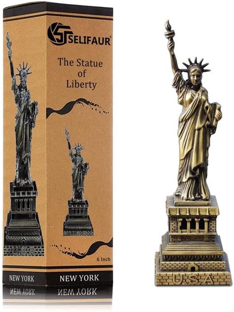 Selifaur 15 cm Statue of Liberty Souvenir Antique Vintage Statue for ...