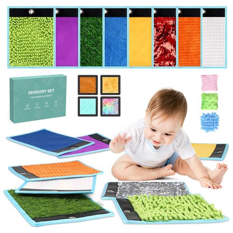 Buy Joyreal Sensory Mats for Autistic Children, Sensory Floor Tiles for ...