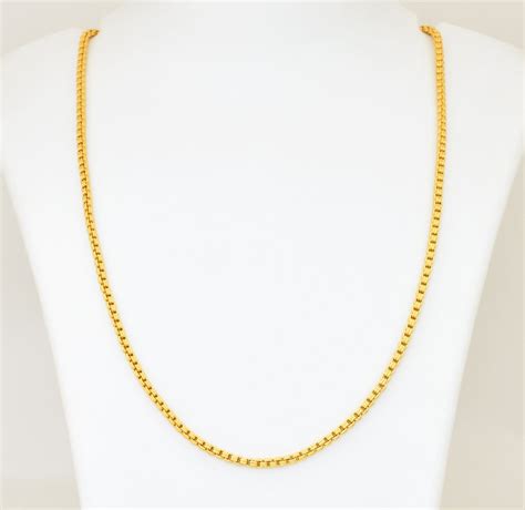 Medium Small Double Square link Chain 24 inches - V081617 – Aiswarya ...