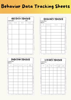 Image result for Student Behavior Data Collection Forms