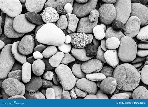Black and White River Rocks Background Stock Image - Image of white ...