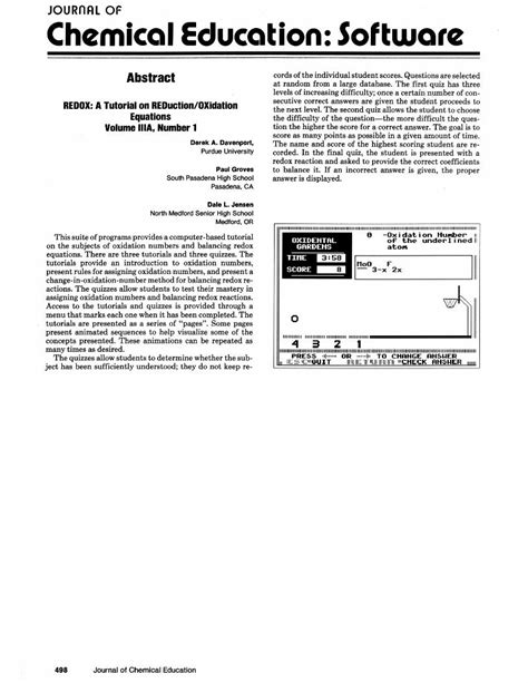 Image result for Oxidation-Reduction Tutorial