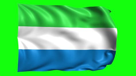 Sierra Leone Flag Animation Sierra Leone Waving Flag, Sierra Leone