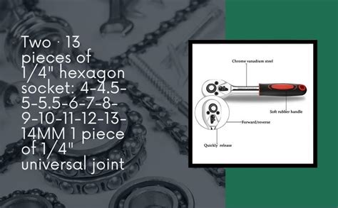 ULTRINA 46 in 1 Pcs Combination Wrench Set/Socket for Car&Bike ...