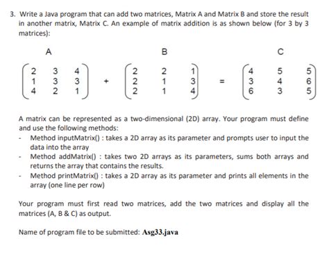 Image result for How to Add 2 2 Matrix Using Java Program