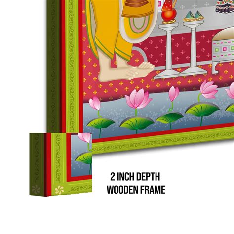 Shreenathji Pichwai Wall Art | HD Canvas Print | Ready to Hang | Wall ...
