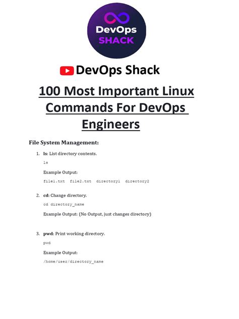 Image result for Linux Commands for DevOps Engineer