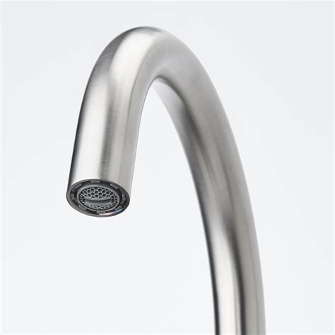 GLYPEN mixer tap, stainless steel effect - IKEA