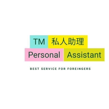 TM 私人助理/Personal assistant
