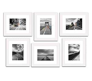 Art Street Decorative Premium Set of 6 Individual Wall Photo Frame (8 ...