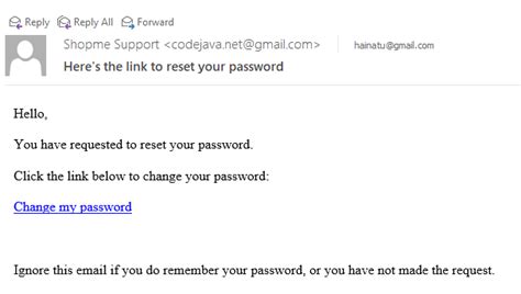Spring Boot Forgot Password 的图像结果