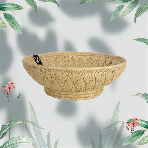 Natural Floral Moonj Basket - Buy Handmade Baskets online – Happy Cultures