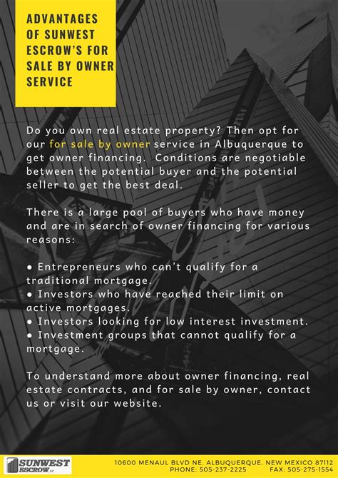 PPT - Advantages of Sunwest Escrow’s For Sale by Owner Service ...