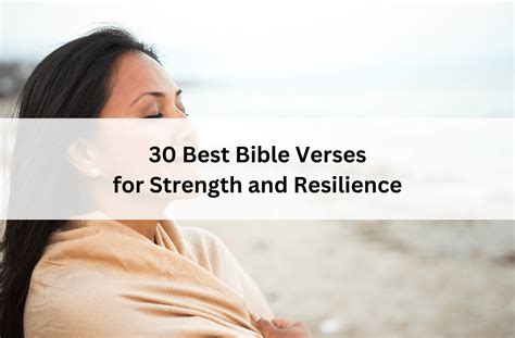 30 Best Bible Verses for Strength and Resilience
