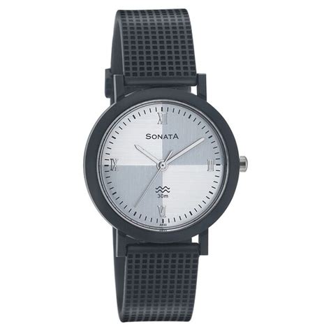 Buy Online Sonata Quartz Analog Silver Dial Strap Watch for Men ...