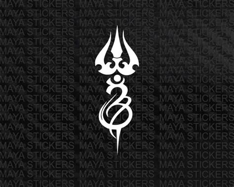Maya Stickers: Trishul and Om Design Stickers for Motorcycles, Cars ...
