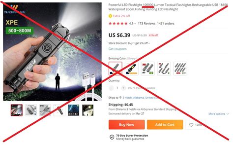 Image result for Torch Flashlight Scam