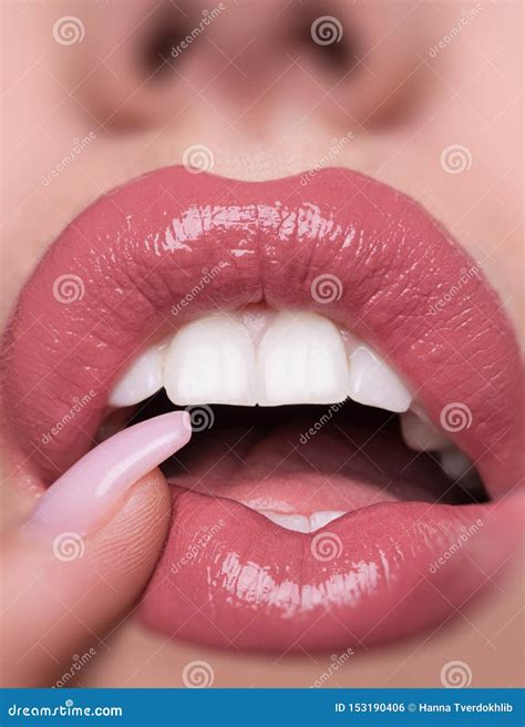 Beauty Female Lips Closeup. Hyaluronic Acid for Lips. Plastic Surgery for Lips, Lip Augmentation ...