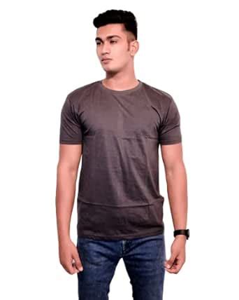Buy Men's Plain Fit Polo Rayon T-shirt T2117 at Amazon.in