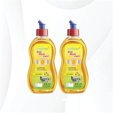 Lemon Dish Wash Gel For Cleansing Stains, Oil, Grease And Bacteria Dis ...