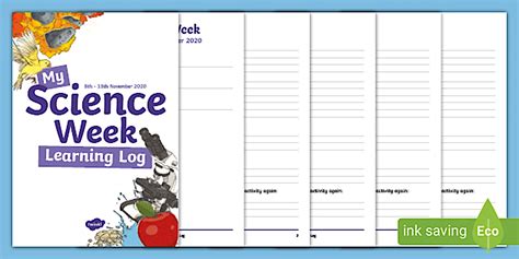 Science Week Learning Log - Twinkl Ireland Resources