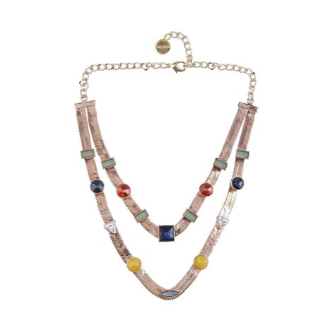 Two Layered Candy Necklace (Rose Gold) – Valliyan
