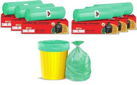 Shalimar Premium Garbage Bags (Lavender Fragrance) 30 X 37 Inches ...