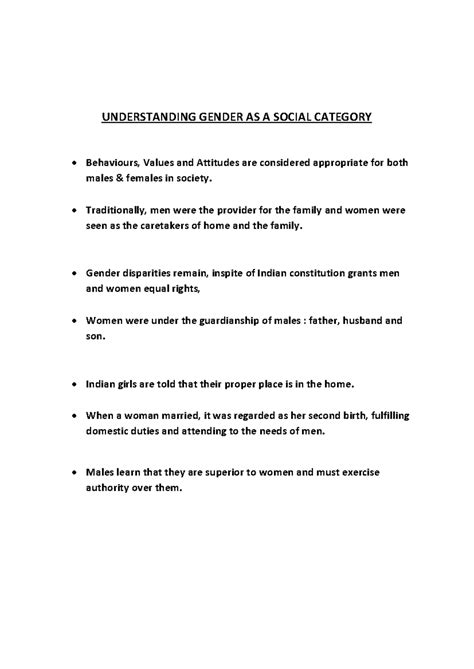 Women in ancient India knc602 - UNDERSTANDING GENDER AS A SOCIAL ...