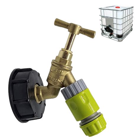 Buy Highbeastbe IBC Tank Hose Connector Adapter S60 X6 IBC Tote Tank ...