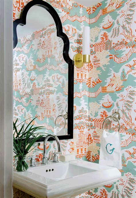 Powder Rooms Half Bath Wallpaper Ideas - akrisztina27