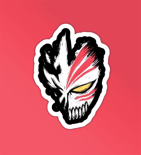 Hollow Mask Bleach - Laptop & Mobile Stickers – Peeekaboo