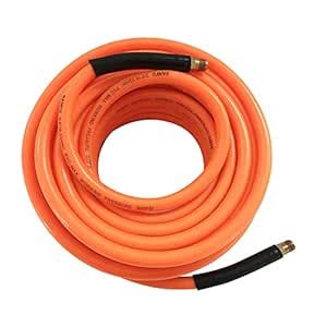 SANFU 3/8”ID×50ft PVC Reinforced Air Hose, Bend Restrictor Air ...