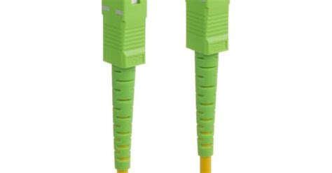 Patch cord fiber optic cable Maclean. SC/APC SC/APC. single-mode ...