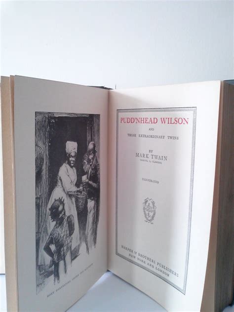 Mark Twain's Pudd'NHead Wilson 1899 Copyright