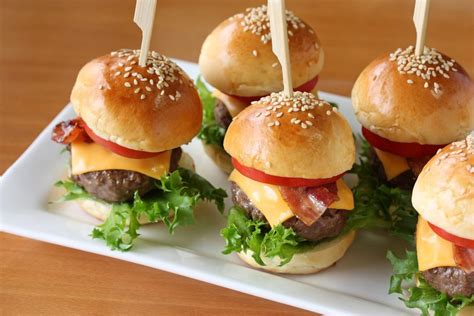 mini burger brötchen rezept