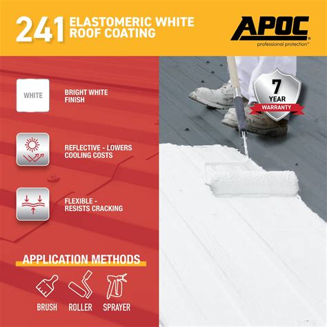 APOC® 241Elastomeric White Roof Coating