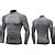 Men's Compression Shirt Running Shirt Long Sleeve Base Layer Summer ...