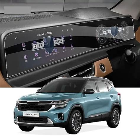 RGY Screen Guard For Kia Seltos Facelift 2023 HTK + Accessories Dual ...