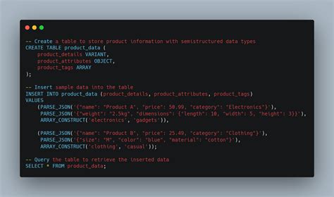 Snowflake Data Type Symbols 的图像结果