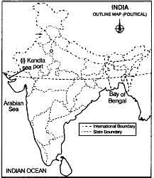 Map Based Work: International Trade - Geography Class 12 - Humanities ...